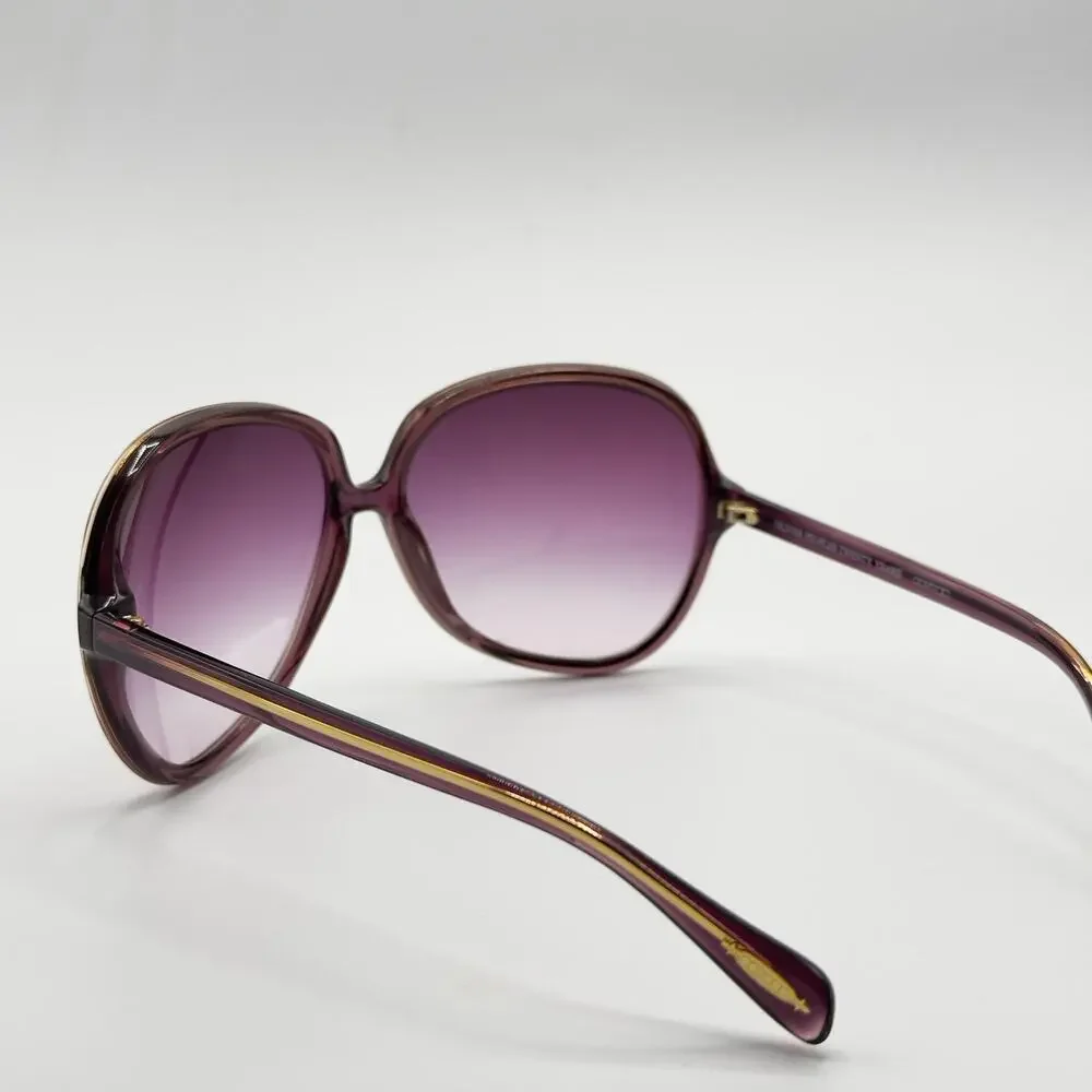 Oliver Peoples Sunglasses Sofiane Purple Butterfly Gradient Purple Lens 62mm